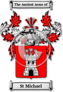 St Michael Family Crest Download (JPG) Legacy Series - 600 DPI
